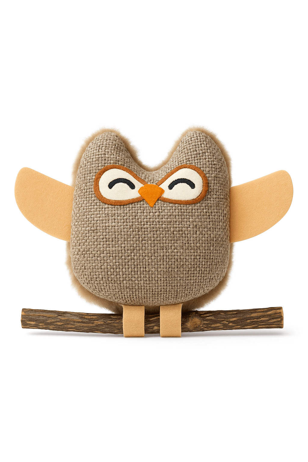 Katzenspielzeug Eule – weiches Plüschspielzeug mit Charakter