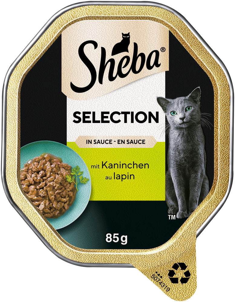 SHEBA® Selection Schale Kaninchen in Sauce 22x85g