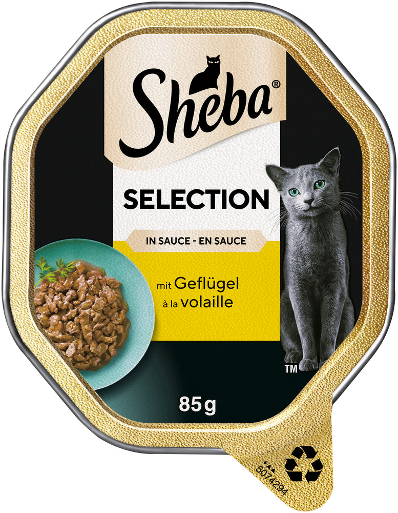 SHEBA® Selection Schale Geflügel in Sauce 22x85g