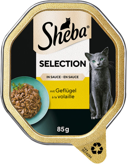SHEBA® Selection Schale Geflügel in Sauce 22x85g