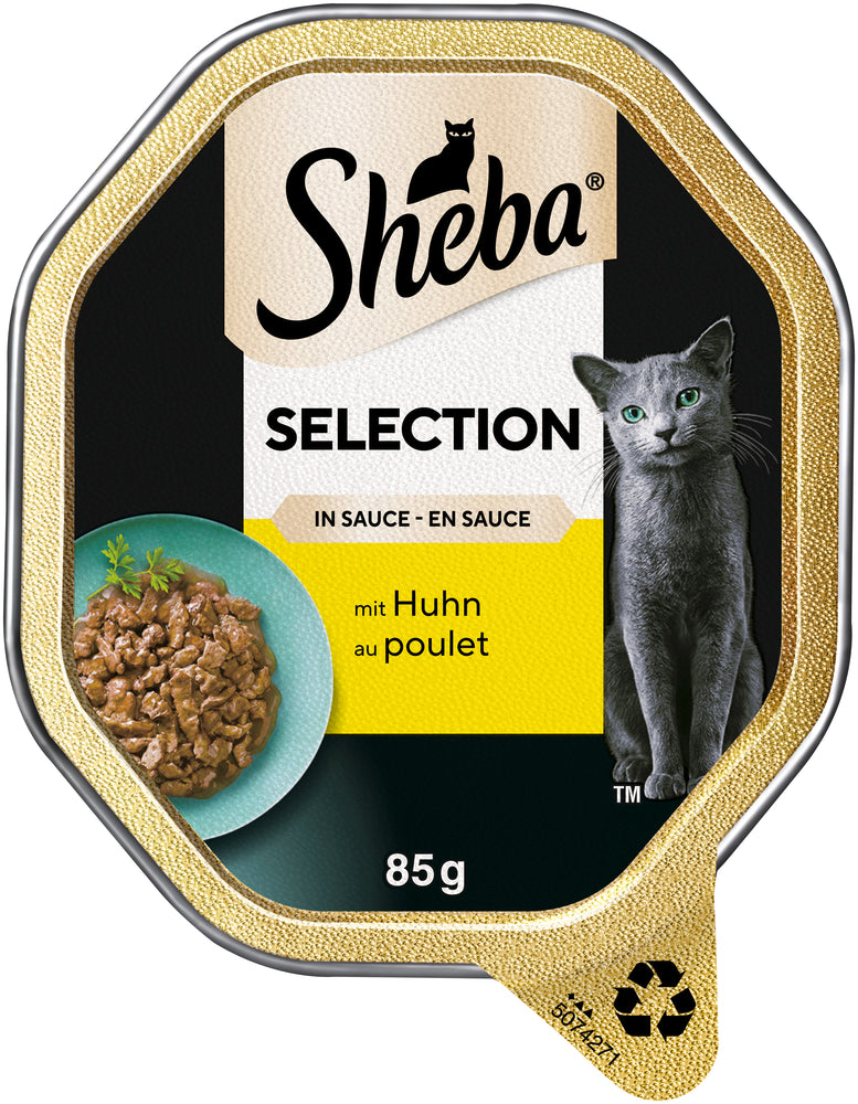 SHEBA® Selection Schale Hühnchen in Sauce 22x85g