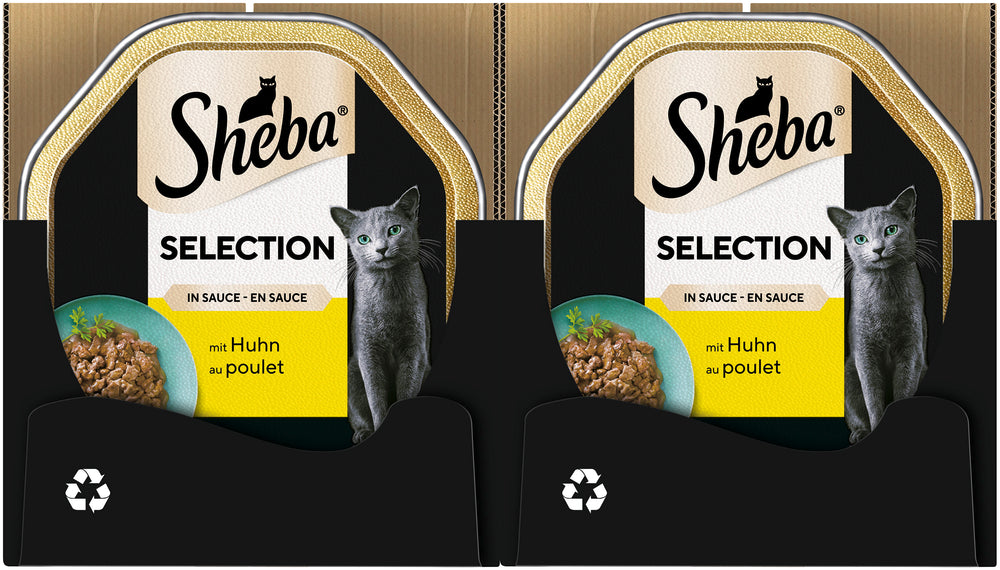 SHEBA® Selection Schale Hühnchen in Sauce 22x85g