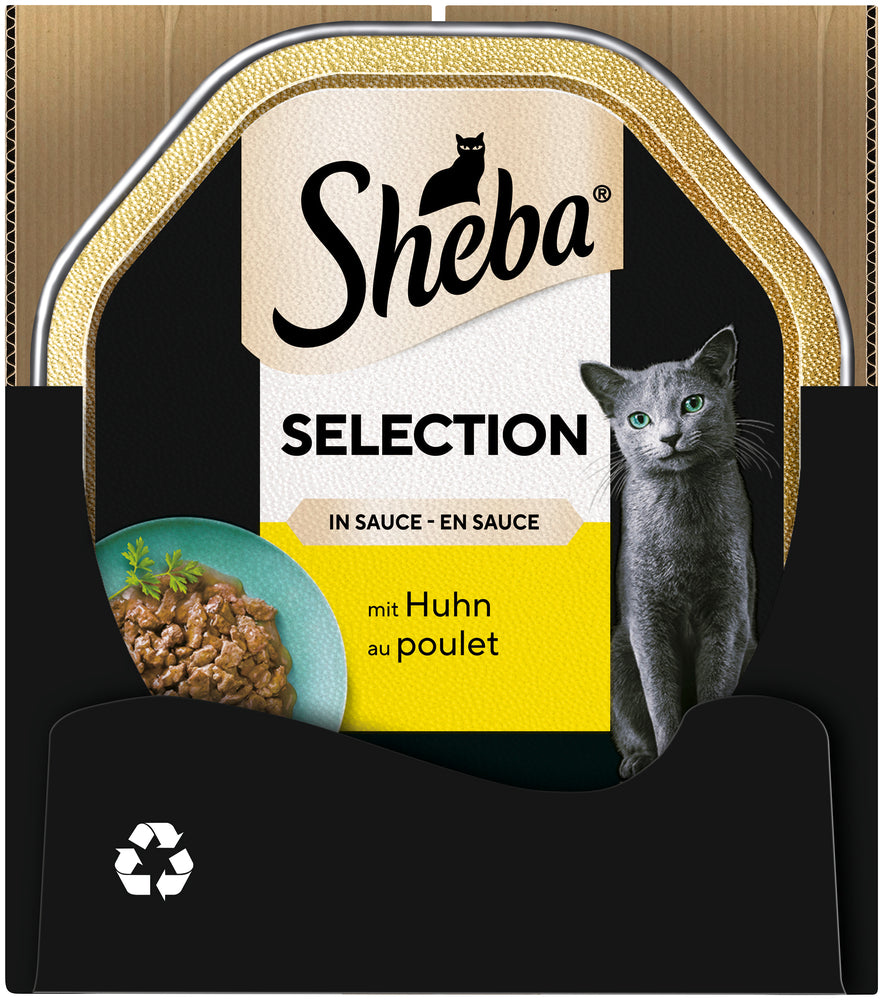 SHEBA® Selection Schale Hühnchen in Sauce 22x85g