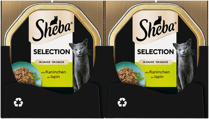 SHEBA® Selection Schale Kaninchen in Sauce 22x85g