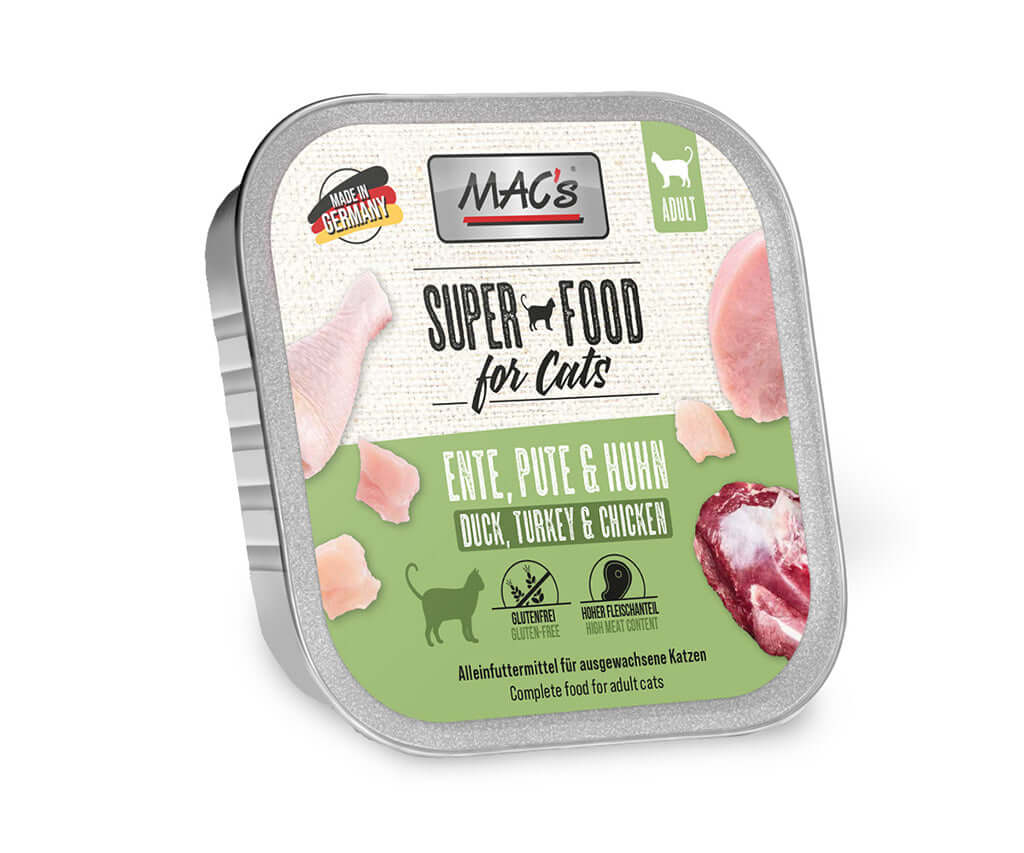 MAC's CAT - Ente, Pute & Huhn 100g - 16 Stück