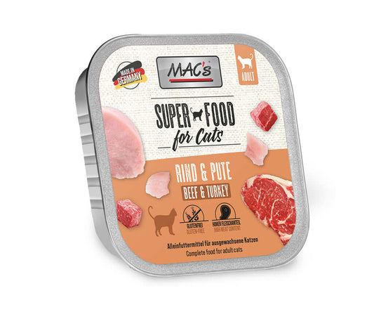 MAC's CAT - Rind & Pute 100g - 16 Stück