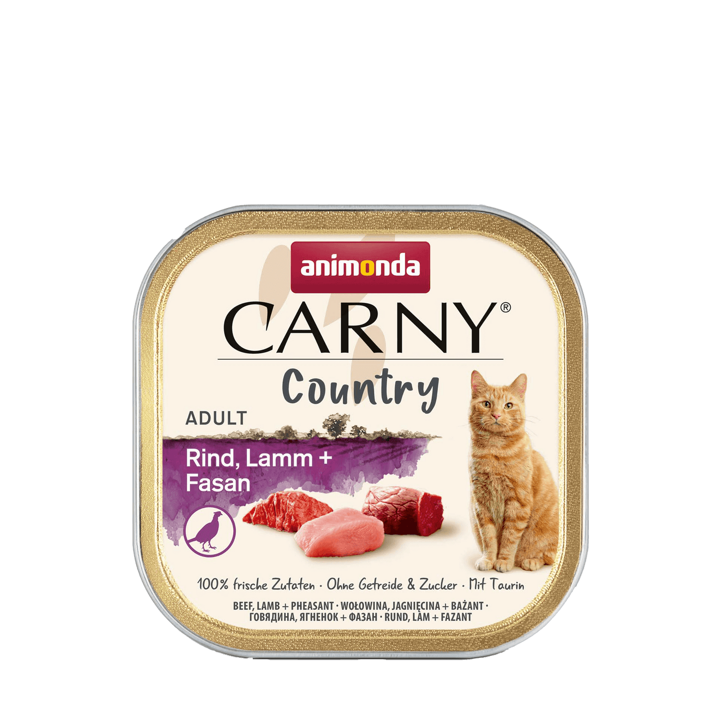 Carny Cat Country Rind+Lamm+Fasan 32x100g