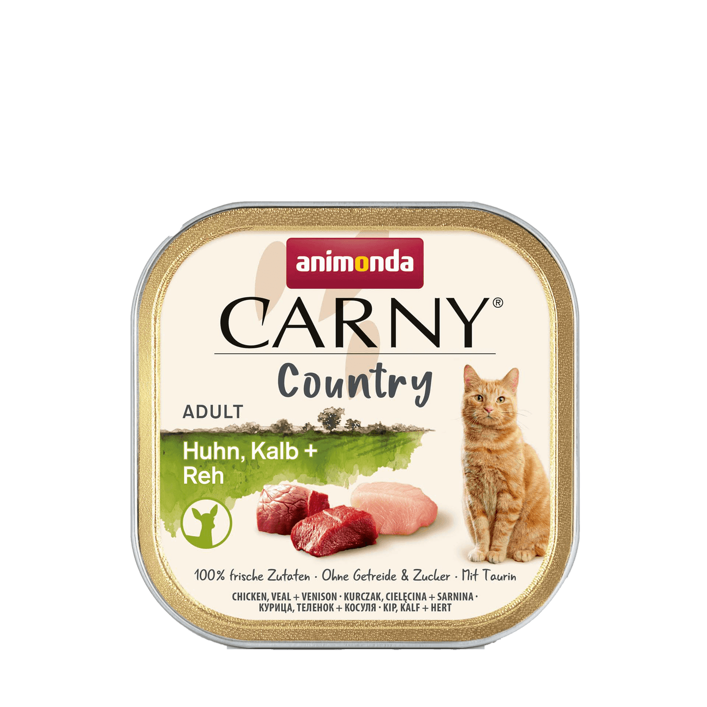 Carny Cat Country Huhn+Kalb+Reh 32*100g