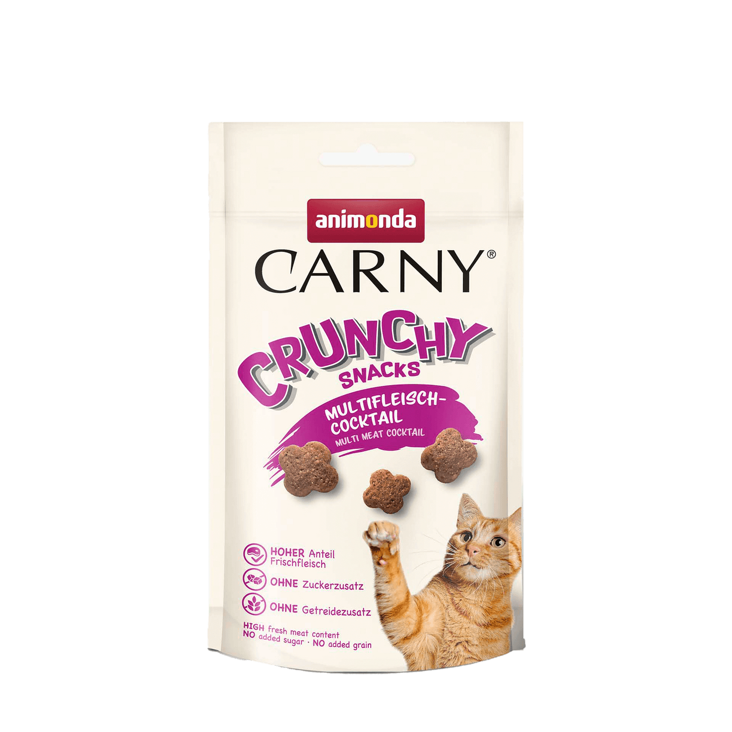 Animonda Cat Snack Carny Crunchy Multifl.- Cockt. 10 x 50g