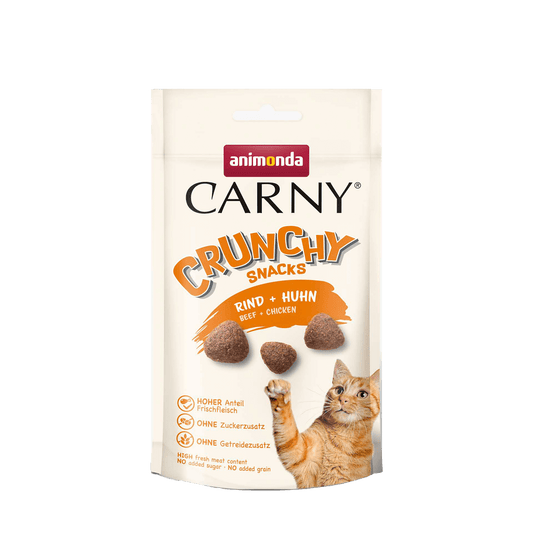 Animonda Cat Snack Carny Crunchy Rind + Huhn 10 x 50g
