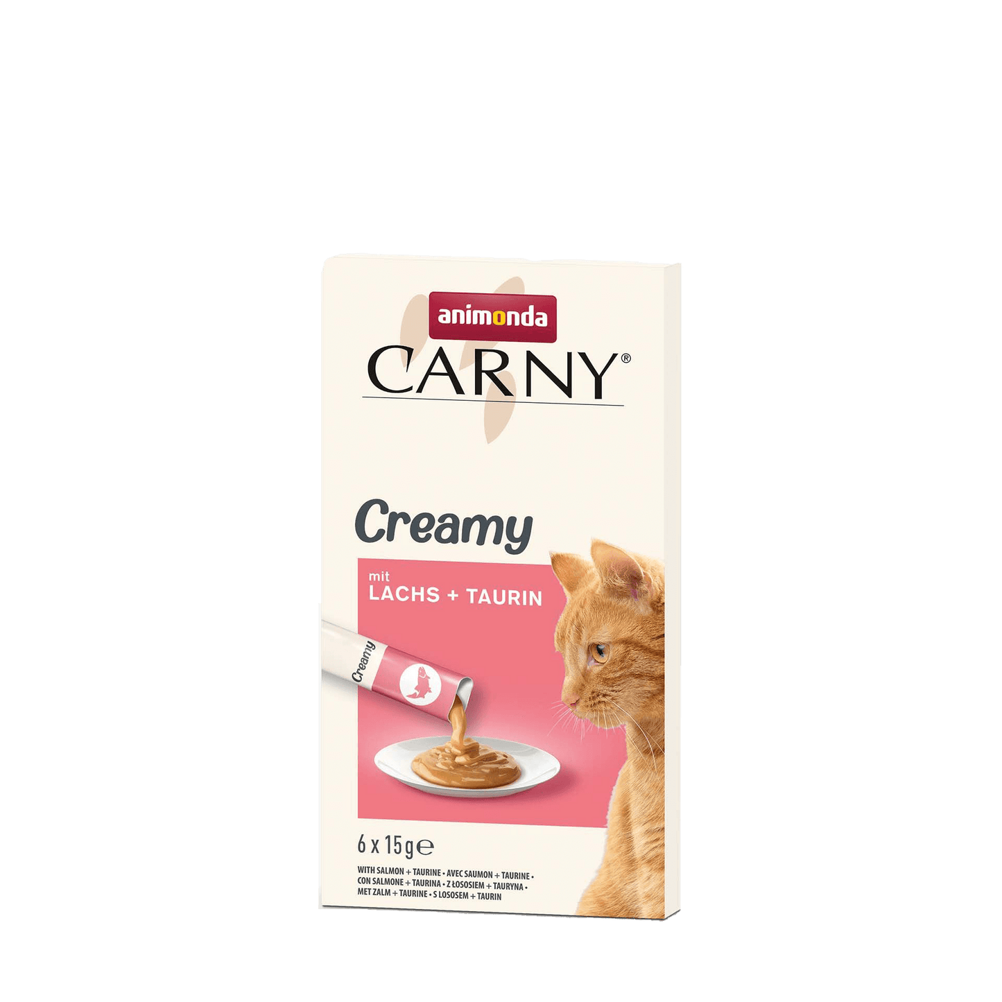 Animonda Cat Snack Carny Creamy Adult Lachs 11 Kartons je 6x15g